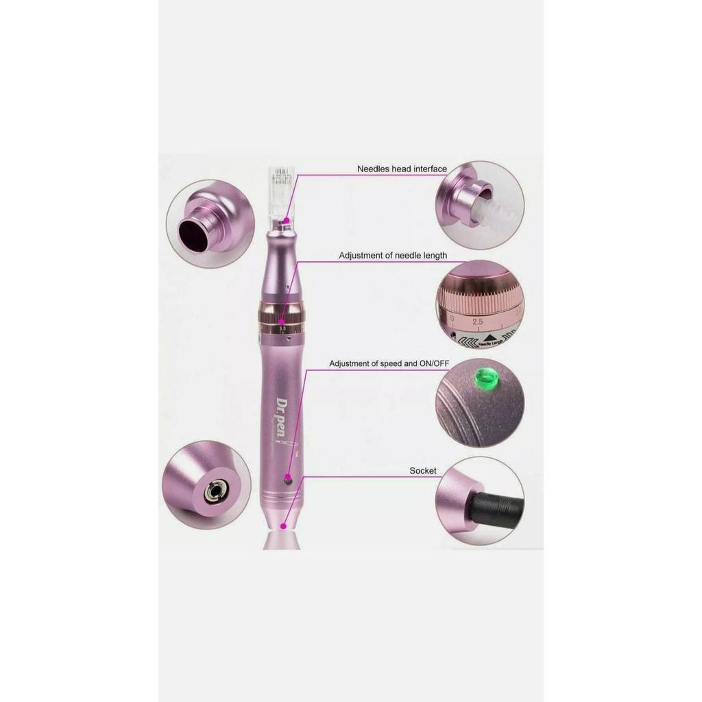 Wireless Dermapen Dr. Pen lengkap dengan serum dan anastesi [terbaik]