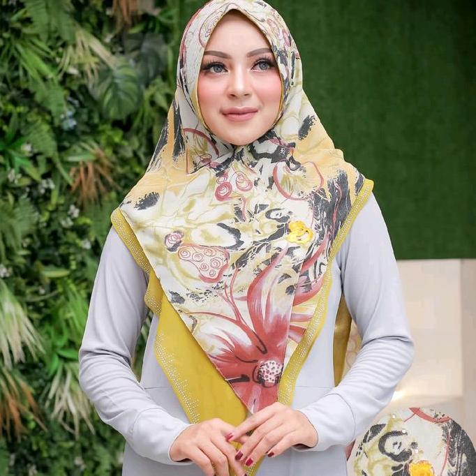 jilbab instan  khimar hoodie motif ceruty babydoll premium cantik by desvika hijab wanita muslim dew