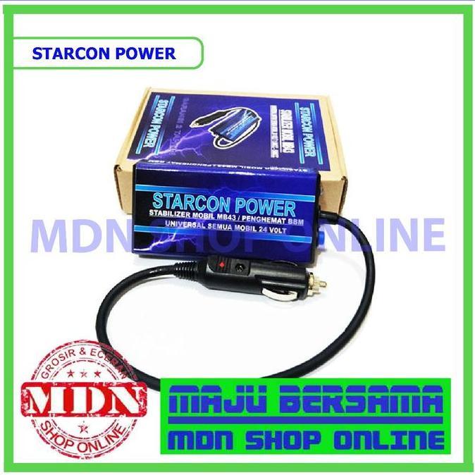 Stabilizer mobil 24 volt starcon power MB43 penghemat bbm [terbaik]