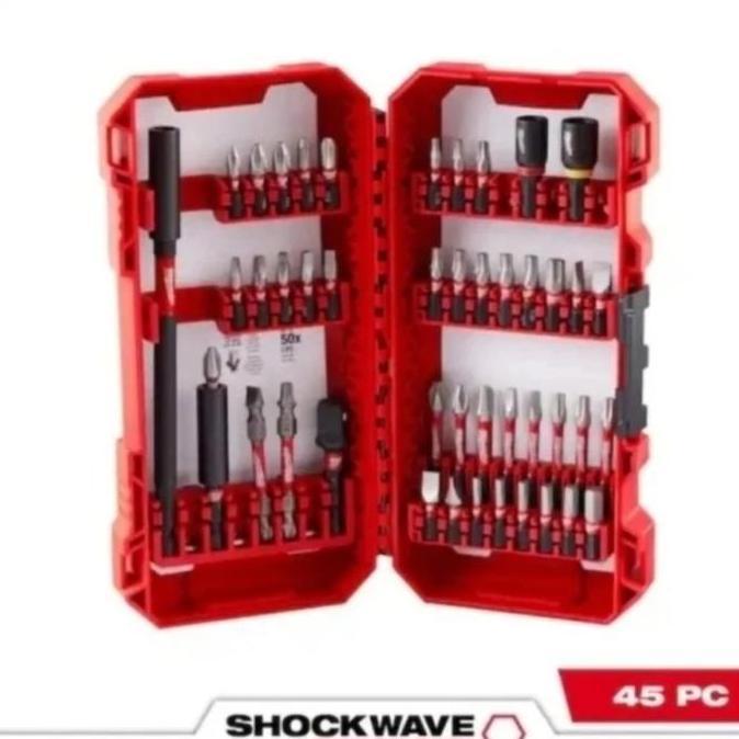 MILWAUKEE 48-32-4023 SHOCKWAVE 45pcs Mata Obeng Set