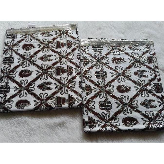 Jarik Prada Tulis Sidomukti Putih Khas Jogja Perlengkapan Pengantin