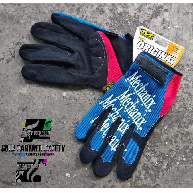 Safety gloves mechanix sarung tangan safety mechanix the orinal biru