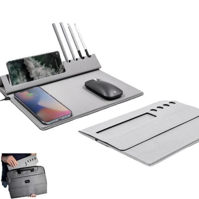 Promo BRANDCHARGER EVOPAD CHARGE  Multifunction Workspace Organizer |  Foldable Wireless Charger, Mo