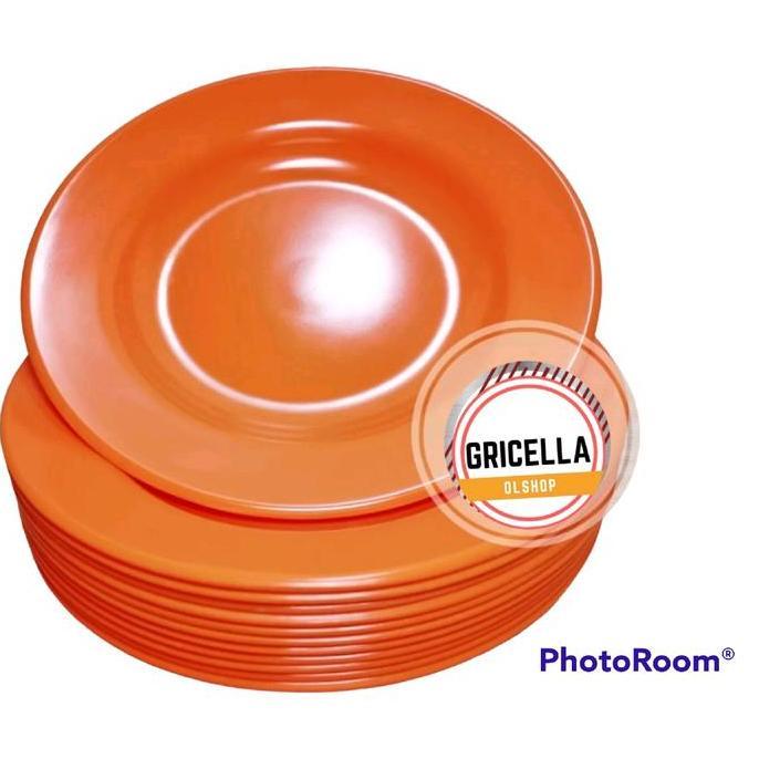 Awet Promo 6Pcs Piring Melamin Original Sni Merk Singa Singi Dan Diner Ware  9 Inch