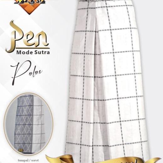 Laristerbaik- Wadimor Sarung Tenun Pen Mode Sutra Polos Dewasa Muslim Rayon Kombinasi Nyaman Motif P