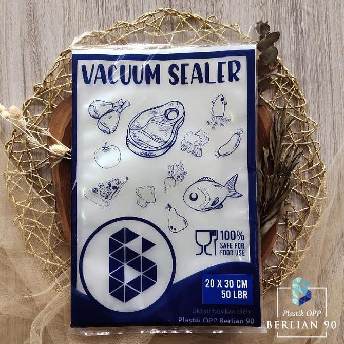 New- Plastik Vacum Sealer 20 X 30 Cm / Plastik Vakum Sealer Isi 50