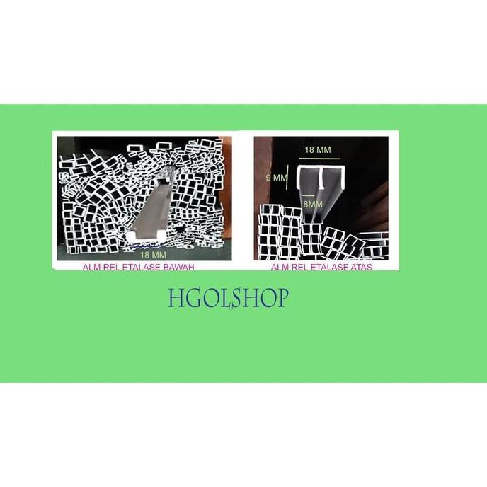 New- Alm Rel Etalase Atas Dan Rel Etalase Bawah