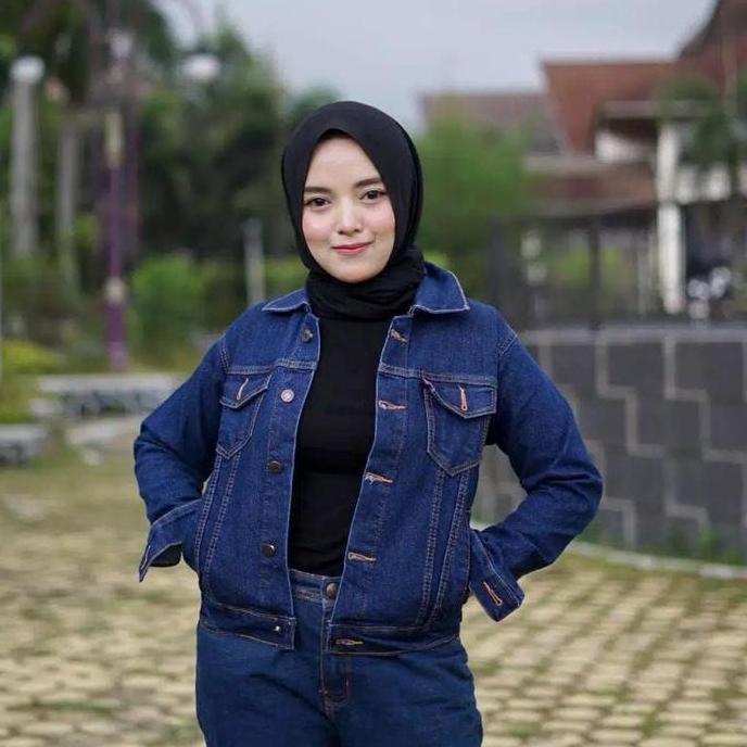 READY JAKET JEANS WANITA JUMBO L XL XXL G00D QU4LITY