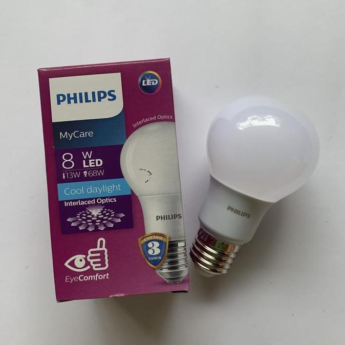 =====] LAMPU LED PHILIPS 8 WATT