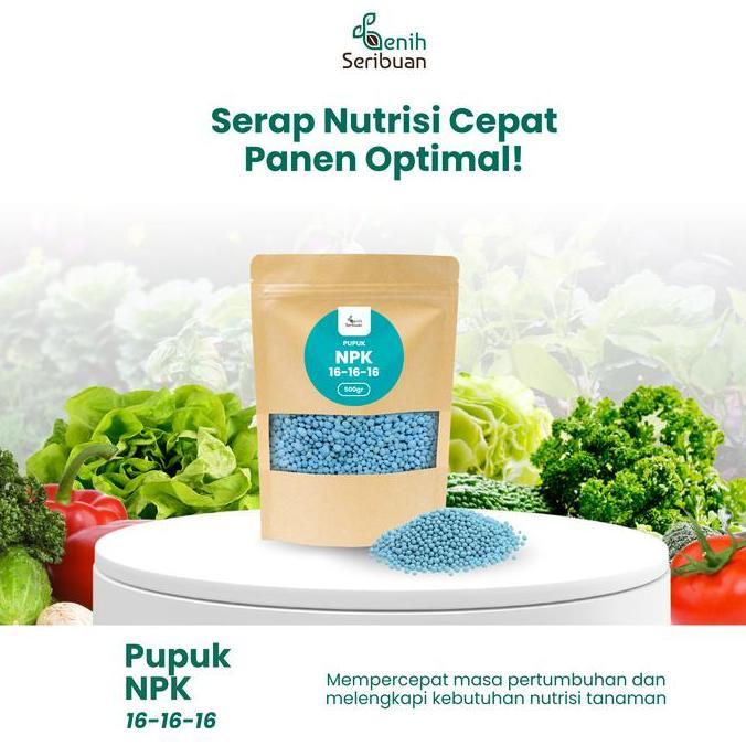 Gaerdenpic- Pupuk Npk 161616 Cap Tawon 500Gr Nutrisi Lengkap Pertumbuhan Pembuahan Bibit Sayuran Bun