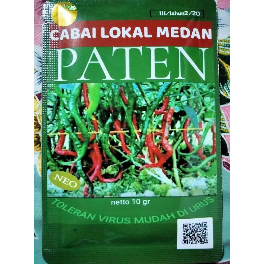 Gaerdenpic- Benih Cabe Merah Keriting Paten 10 Gram Lokal Medan - Cmk Paten - Bibit Cabai Lokal Meda