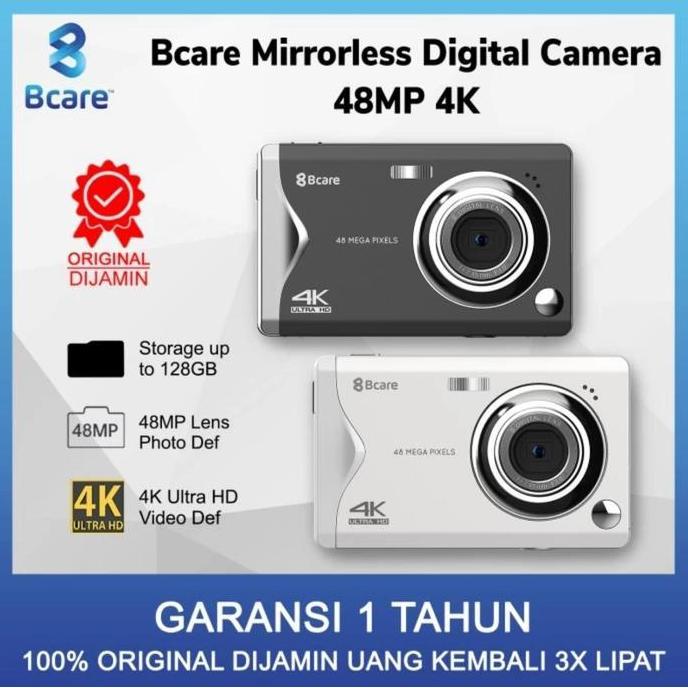 Bcare Mirrorless Digital Camera 24 MP , 48 MP - Hitam