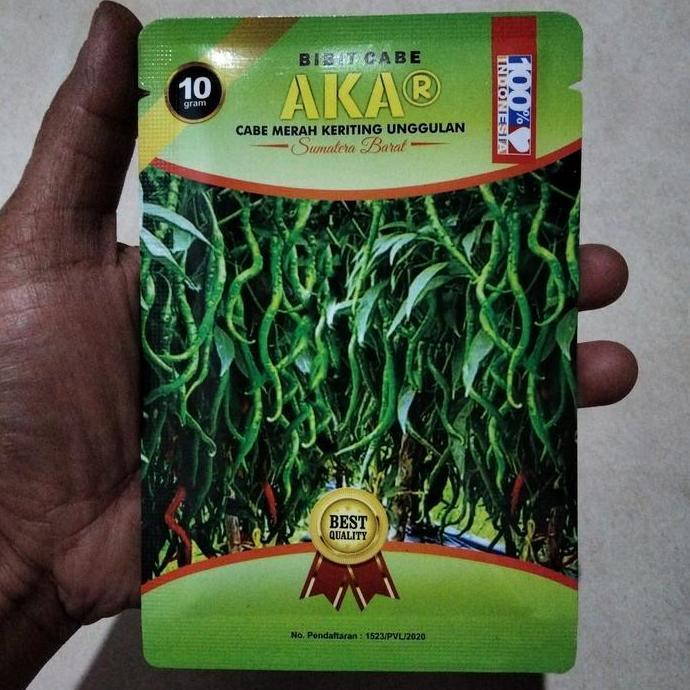 Gaerdenpic- Cabe Akar 10 Gram - Benih Cabe Merah Keriting Akar - Cmk Akar - Bibit Cabai Akar