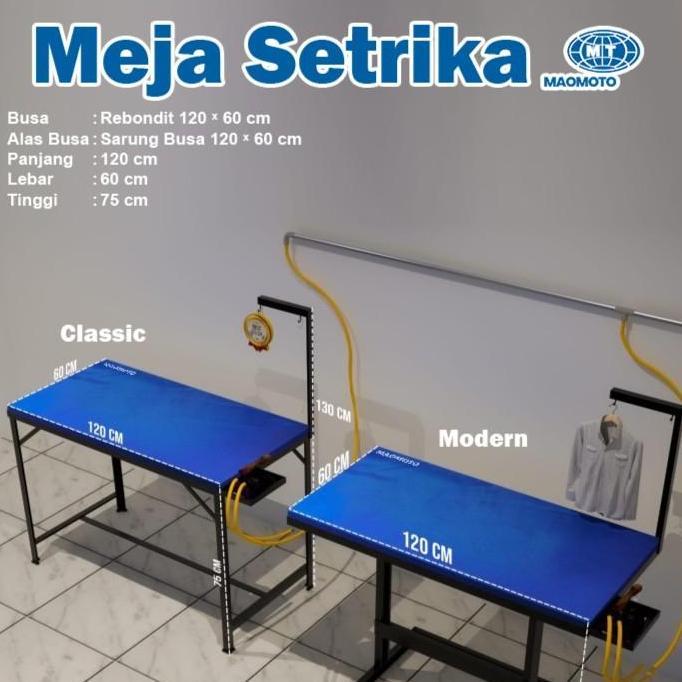 ------] Meja setrika uap laundry konveksi
