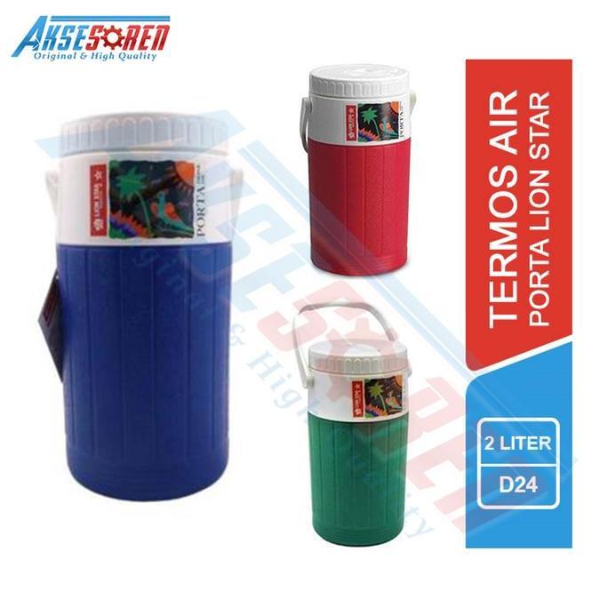 Baru- Termos Air Panas Dingin Lion Star Porta [2 Liter] / Botol Tremos Tempat Air Minum / Teremos Es