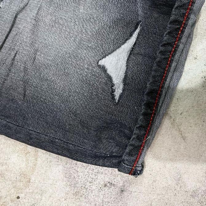 Yxyg- Celana Jeans Pendek Sobek Lapis Original Gress Upgress Celana Pendek Pria Murah Terlaris