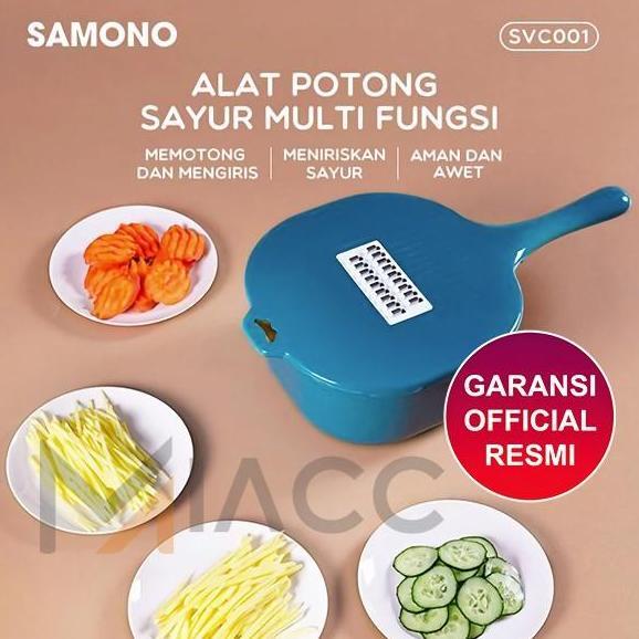 Lengkap- Samono Alat Potong Kentang Timun Wortel Pengiris Parutan Sayur Svc001