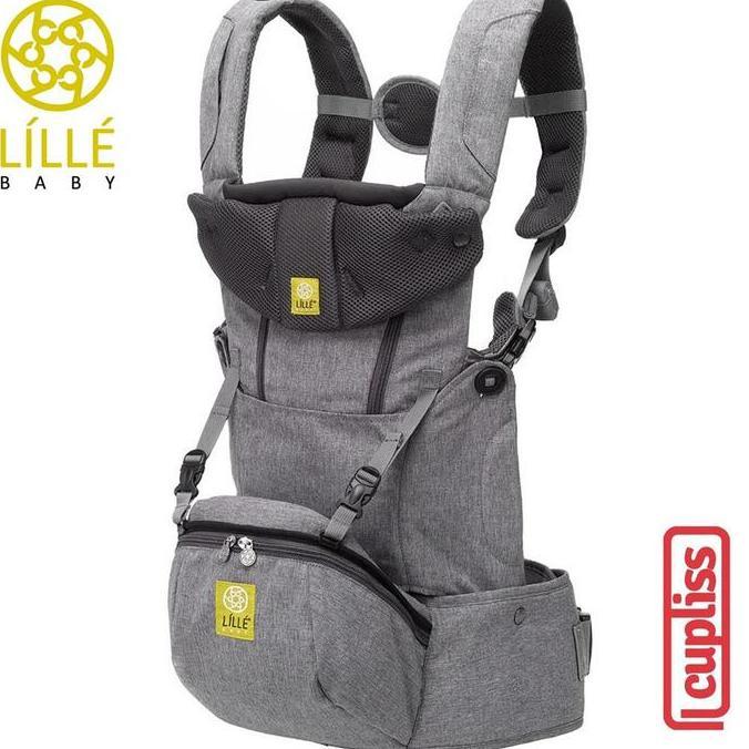 Limited Lillebaby Baby Carrier All Season Seatme Heathered Gendongan Bayi