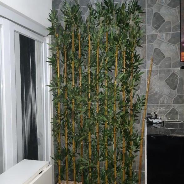 Bambu Partisi Ruangan - Partisi Artificial - Partisi Penyekat Ruangan