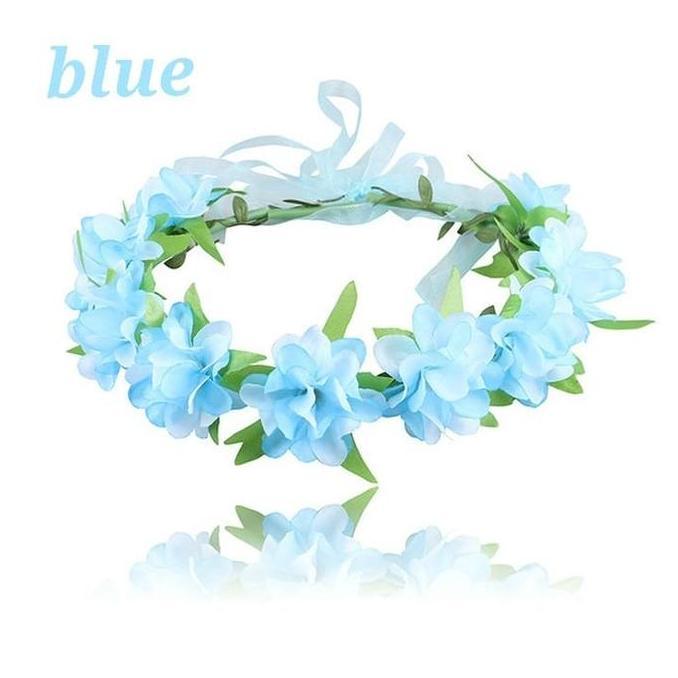 BAJUKIDDIE SAKURA HEADBAND MAHKOTA BUNGA AKSESORIS ANAK PEREMPUAN Cantik