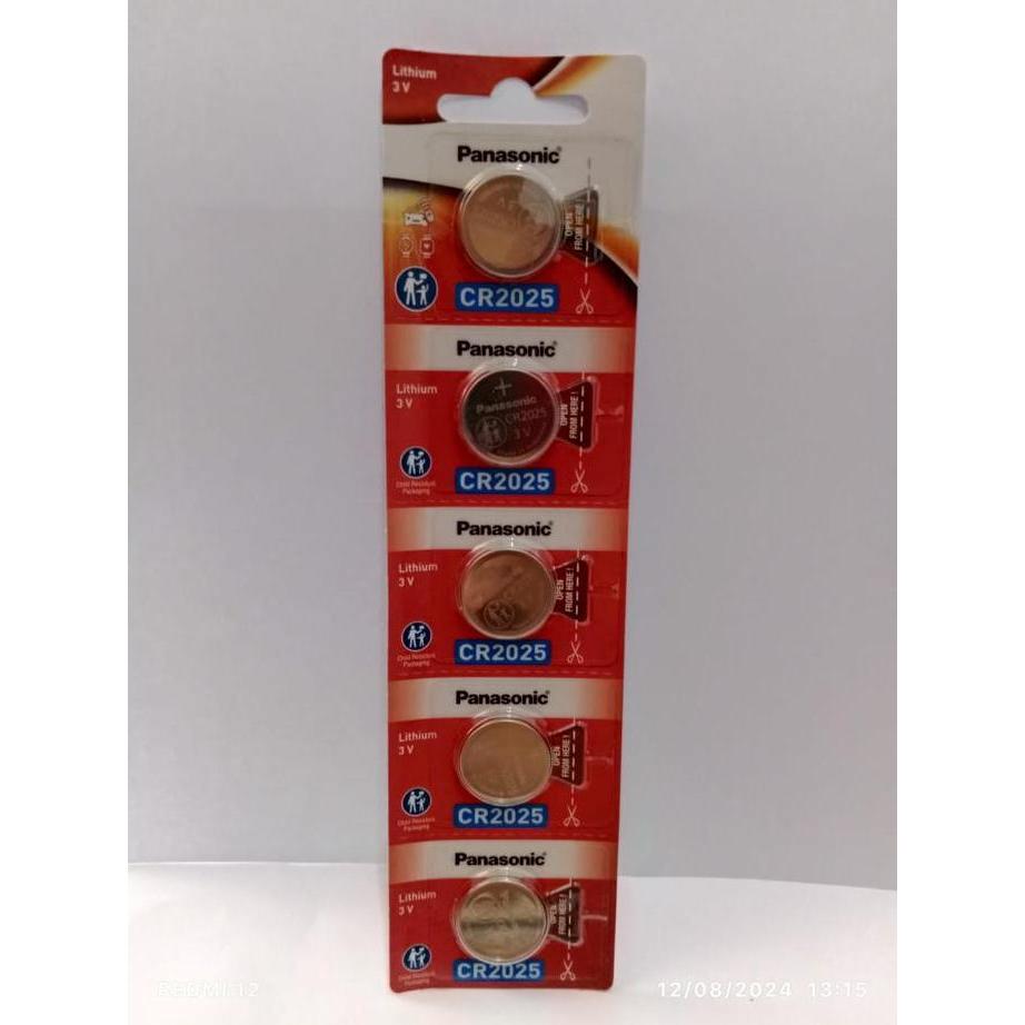 Baterai Panasonic CR2025 Original Lithium Battery 3 Volt / Batrai CR2025 Original Panasonic