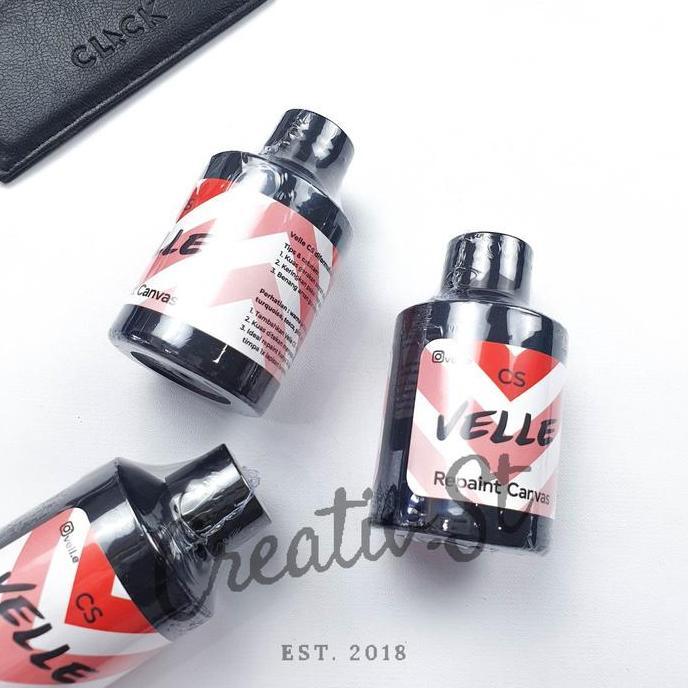 Keren- Velle Cs Cat Repaint Sepatu Topi Kanvas Restorasi 70 Ml