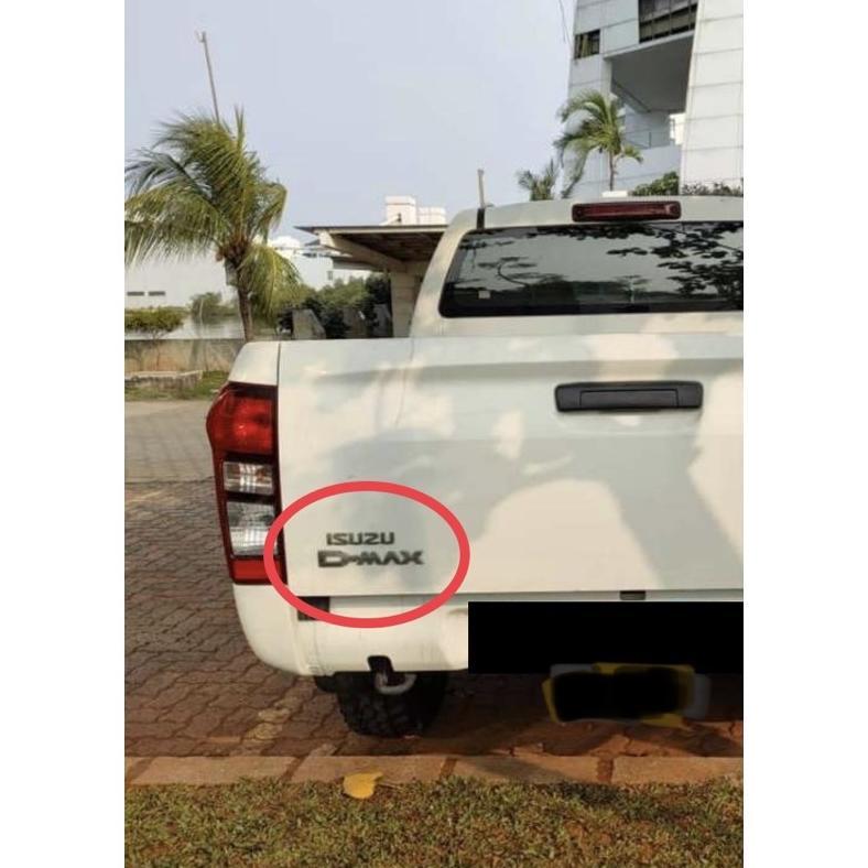 Emblem Isuzu Dmax untuk bagasi Isuzu Dmax original size