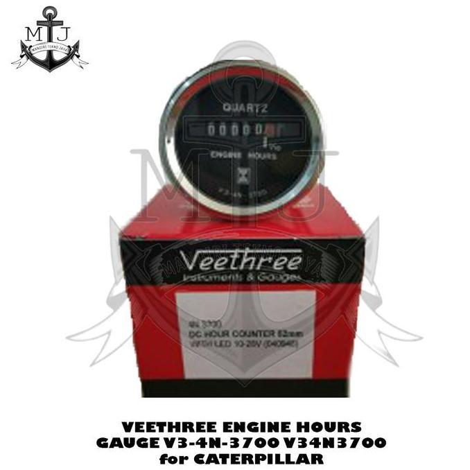 VEETHREE ENGINE HOURS GAUGE V3-4N-3700 V34N3700 for CATERPILLAR