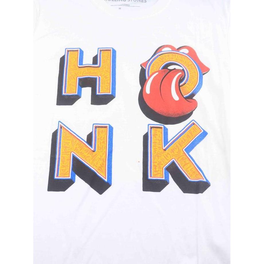 Kaos Baju Band Musik Pria Wanita Motif ROLLING STONES Ori Honk Letters