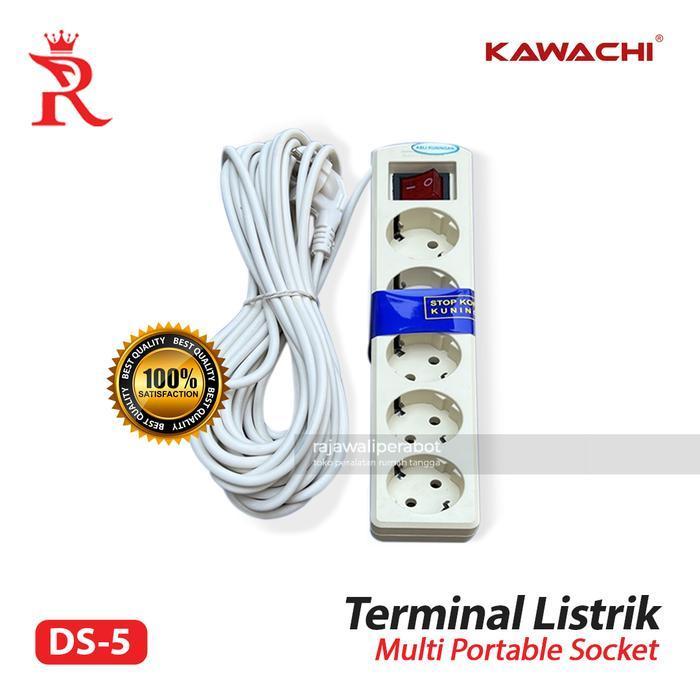 Stop Kontak Terminal Listrik 2/ 3/ 4/ 5 Lubang Panjang 10 Meter Murah