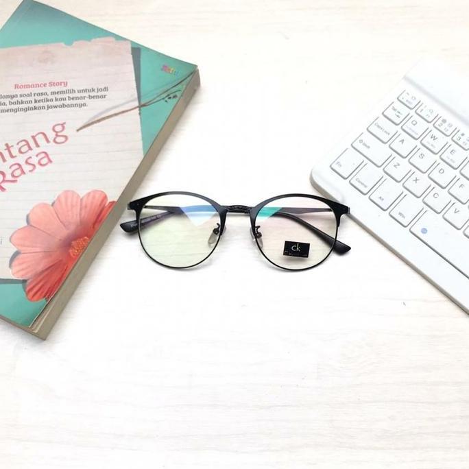 Frame Kacamata Besi anti karat minus Pria Wanita