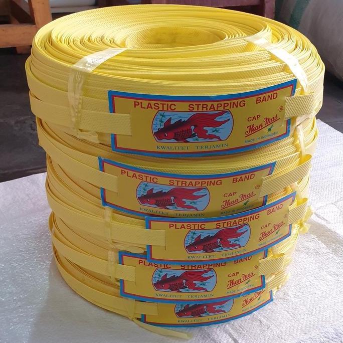 PROMO Tali Klam-Tali Packing-Tali Strapping Band 15mm merek Ikan Mas
