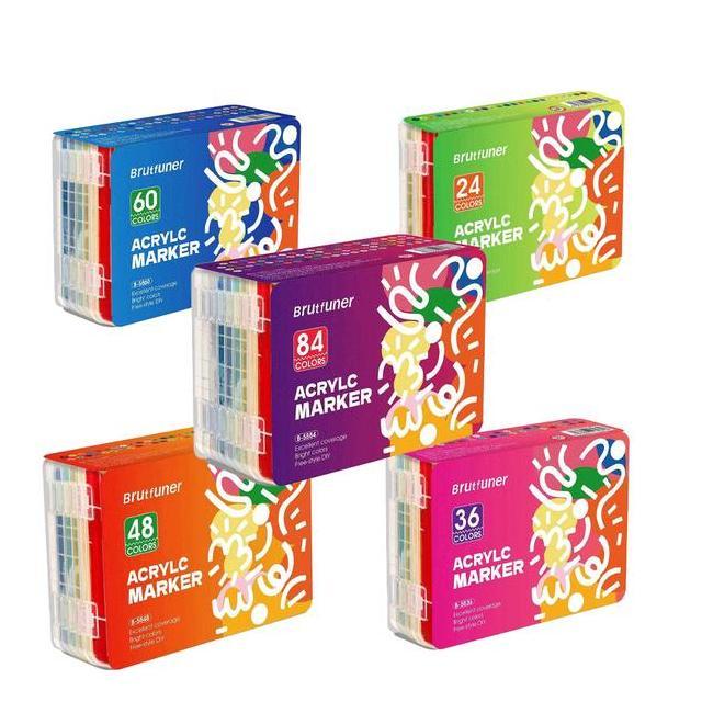 Brutfuner Acrylic Marker Hh Quality Marker Pen Brush Nib Drawing