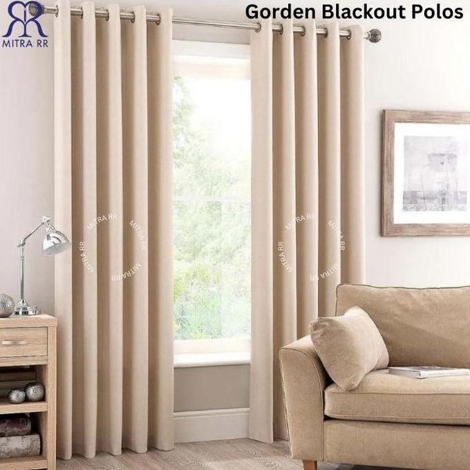 Gorden Blackout Polos | Gorden Tebal Gorden Minimalis | Gorden Premium