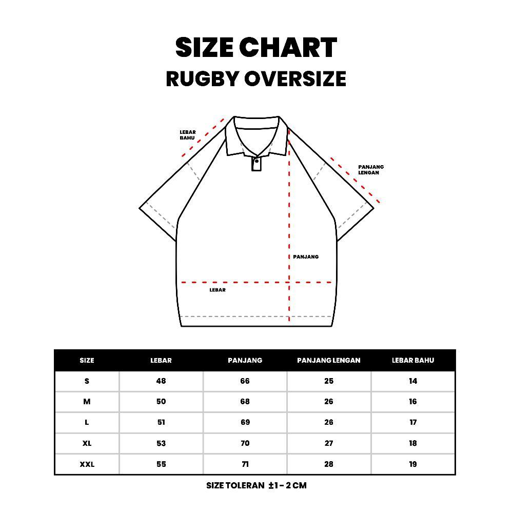 Tuhfah - [N01220] T-Shirt Oversize Rugby Lengan Pendek Motif Champion Tna - Big Sale