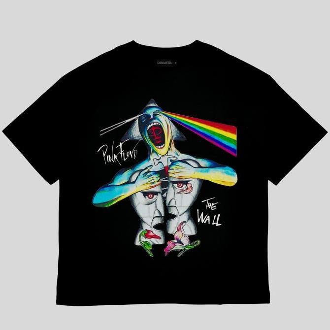 DISASTR Kaos Pink Floyd The Wall Black Tshirt