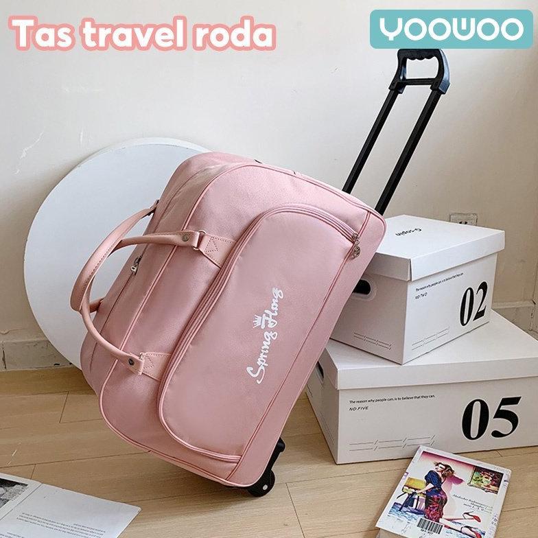 YooWoo Tas travel trolley/Tas penyimpanan kapasitas besar/Tas perjalanan/tas travelling
