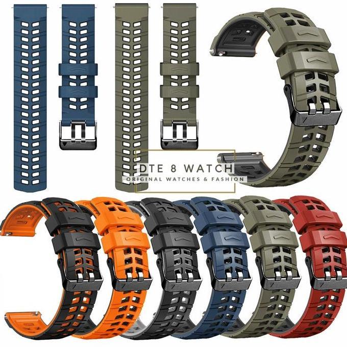Strap Zeblaze Ares 3 Pro Silikon Rubber Slim 22Mm Gz Quick Release Diskon