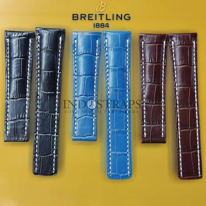Tali Jam Kulit Breitling Leather Strap Talijam High Quality