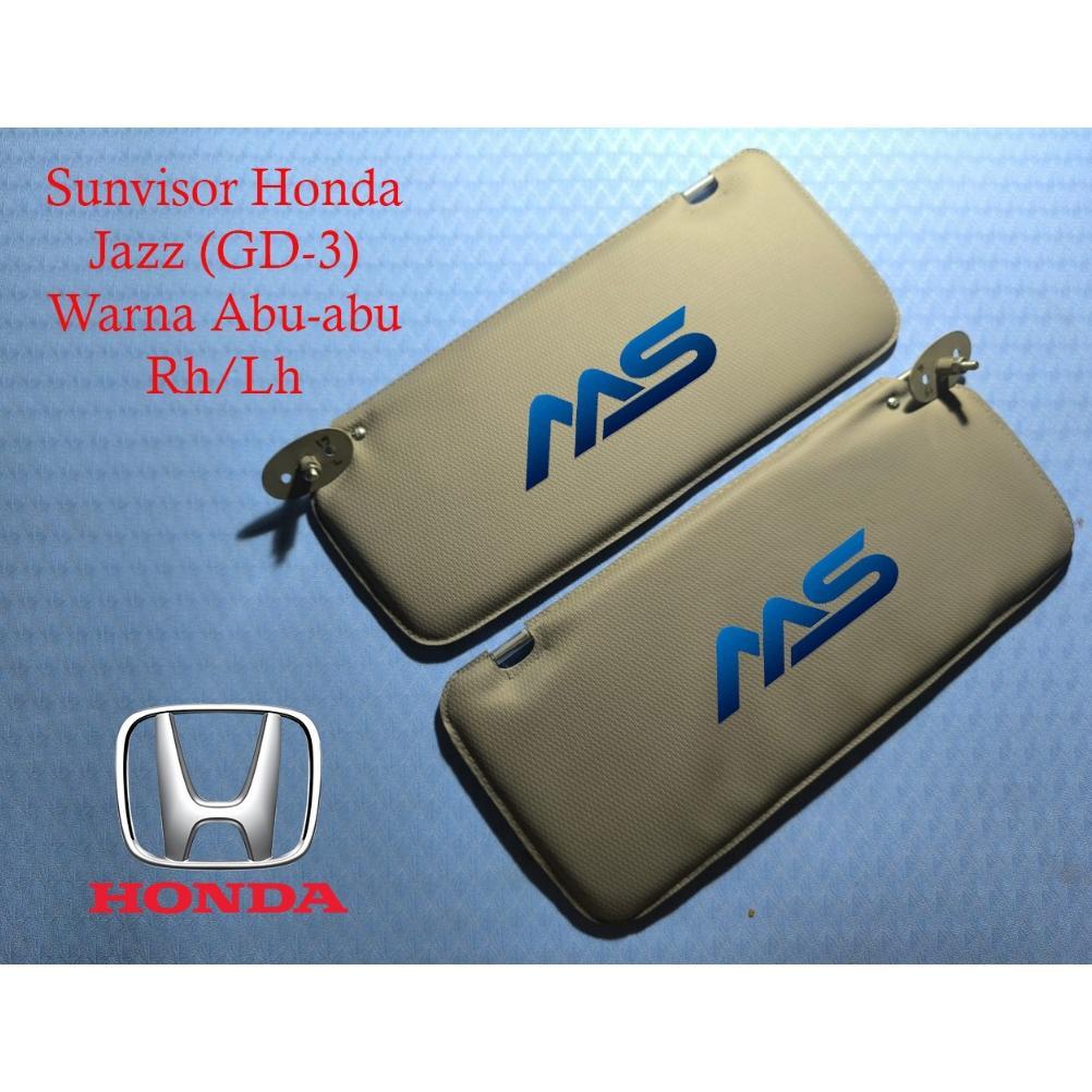 SUNVISOR KW + Cantolan - Sunvisor Honda Jazz (GD3) - Warna Abu Abu (Pelindung Matahari)