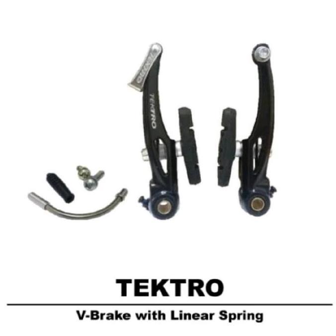 Caliper Rem Polygon Tektro Alloy Vbrake V Brake Set Kaliper Sepeda Mtb Lipat Bmx