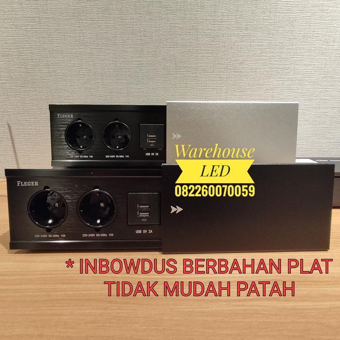 Stop Kontak Meja 2 Stopkontak Eu Arde + 2 Usb Charger Stopkontak Slide Murah