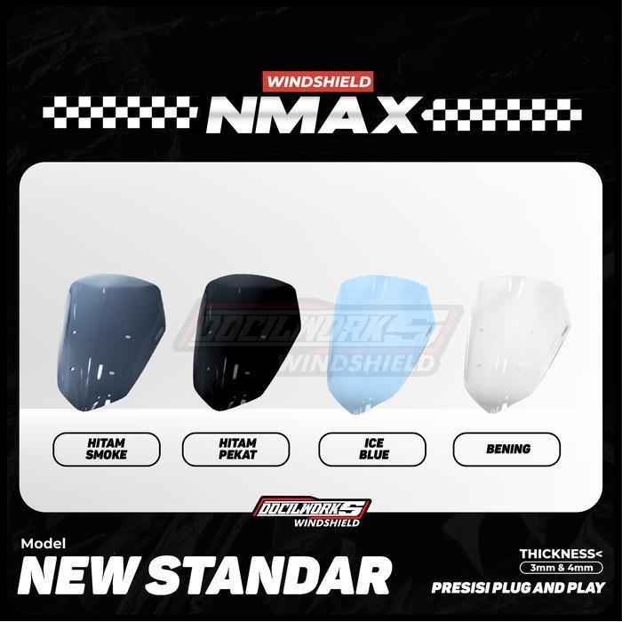 Visor Windshield Standar Bening New Nmax 2020 Windshield Nmax Old Original Dan Terpercaya
