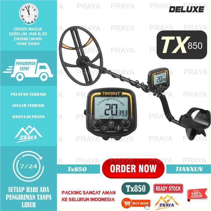 Professional Metal Detector Tx850 Underground Alat Pencari Emas Tx-850 Original Dan Terpercaya