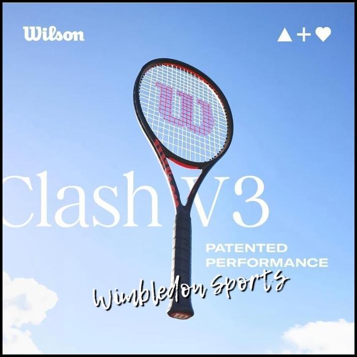 NEW 2025 Raket Tenis Wilson CLASH 100UL 265gr v3 / Raket Wilson CLASH 100UL 3.0 version / Clash 100 
