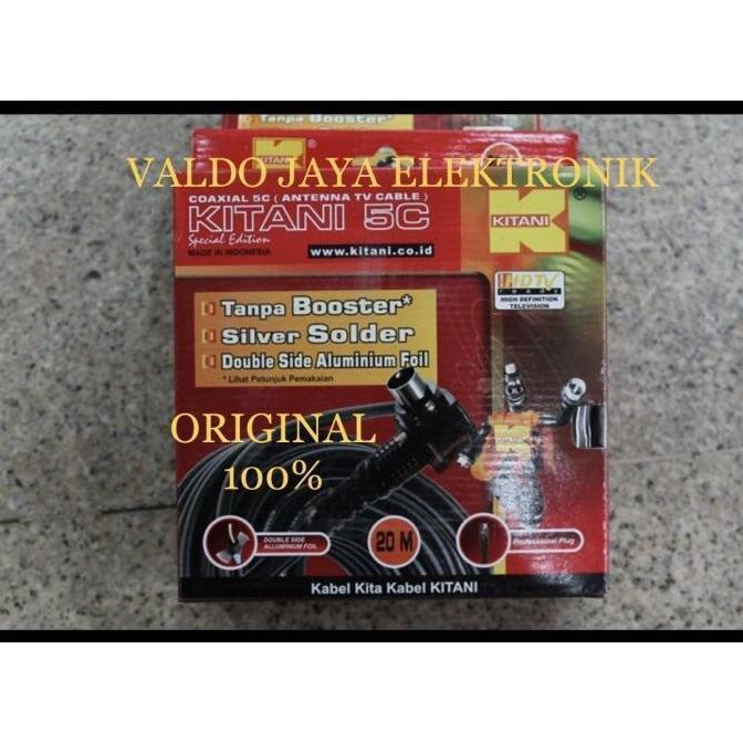 Jaminbos- Kitani Kabel Antena Kitani 20 M Kabel Tv Kitani 20 Meter Original