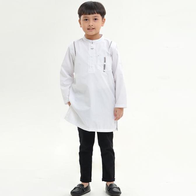 Promo Rabbani - Jubah Koko Lengan Panjang Anak Kahfi Exclusive Diskon