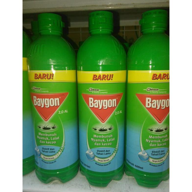 Baygon Cair 600ml Botol | Baygon Semprot Anti Nyamuk Dan Kecoa