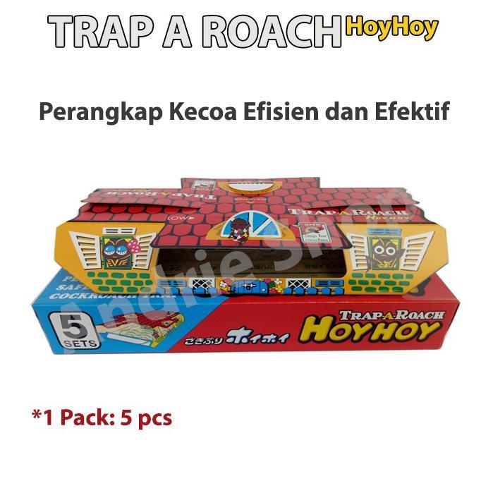 Perangkap Kecoa & Cicak Hoy Hoy Isi 5 Pcs
