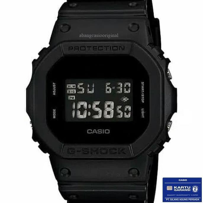 Jam Tangan Casio G Shock DW-5600BB-1 DW 5600BB-1 DW 5600BB DW-5600BB Original Resmi